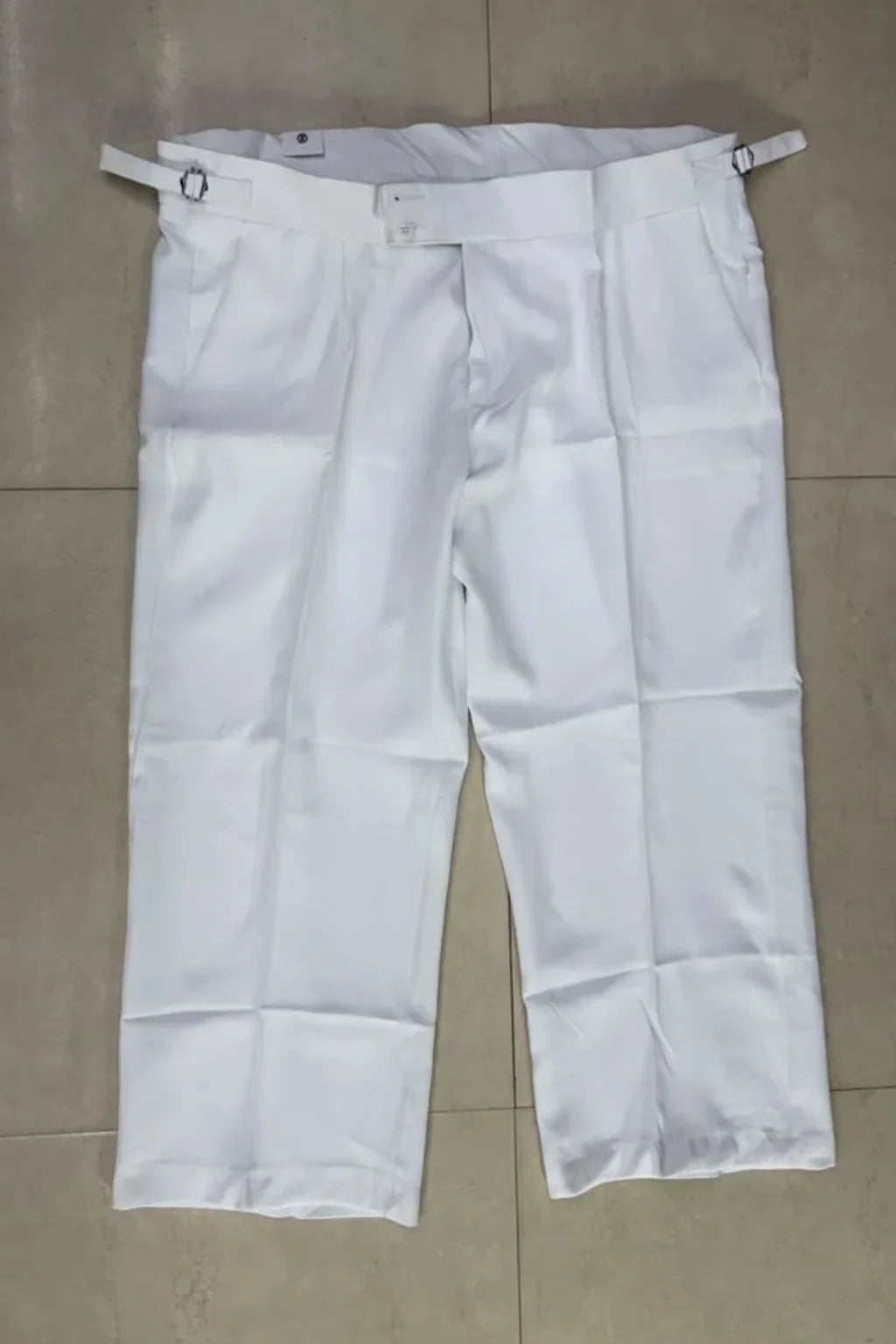 Men's Plus Size Korean Gurkha Baggy Pants in Silver Springs by The Brand Spot