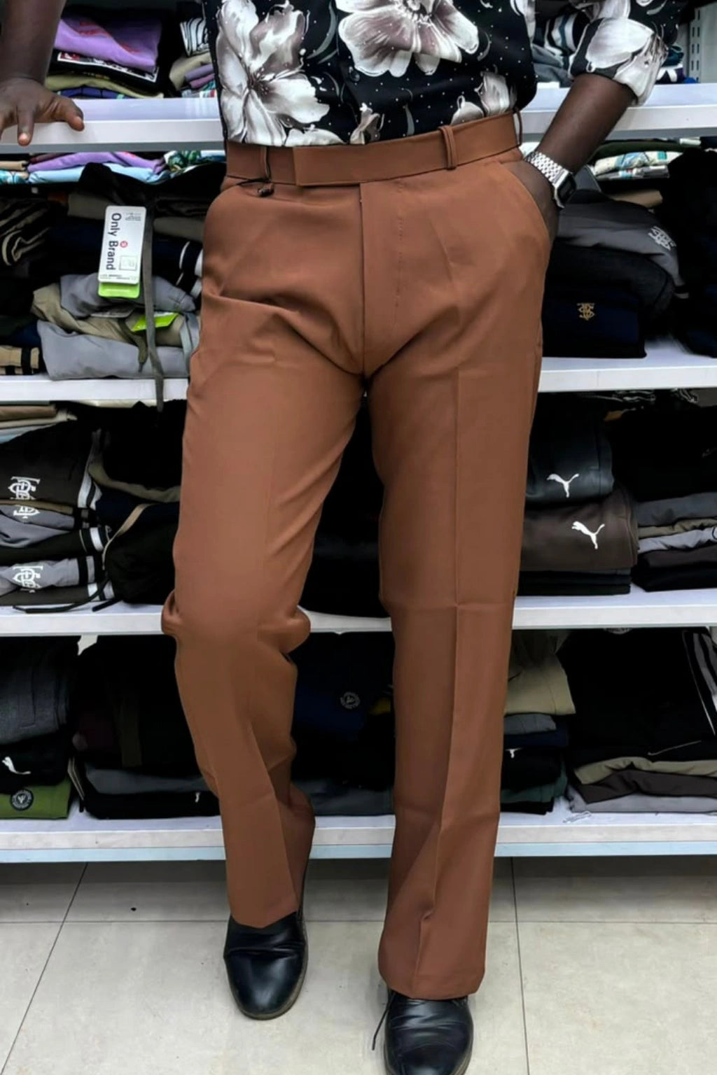 Vintage Bootcut Pants for Men (Sizes 28–36)