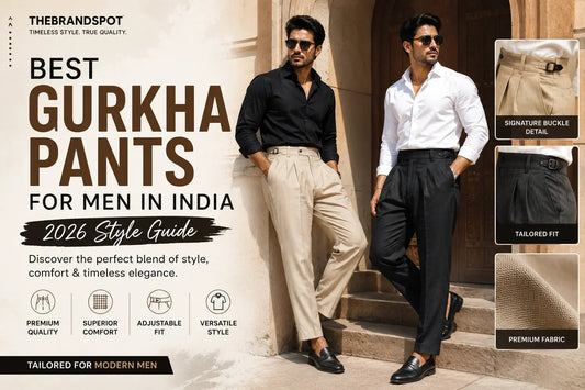 Best Gurkha Pants for Men in India - Complete Style Guide by TheBrandSpot