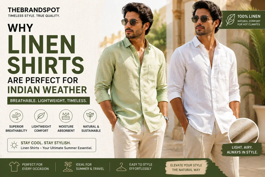 Why Linen Shirts Are Perfect for Indian Weather - Men's Summer Fashion Guide by TheBrandSpot