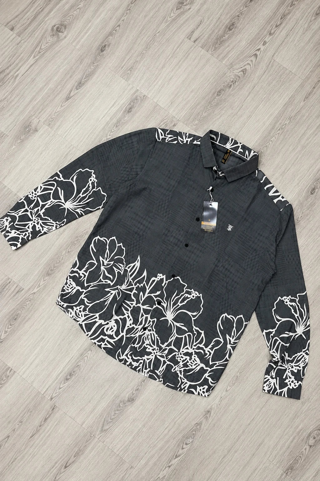 Men's Plus Size Bottom Printed Casual Shirt (2XL - 7XL) | The Brand Spot