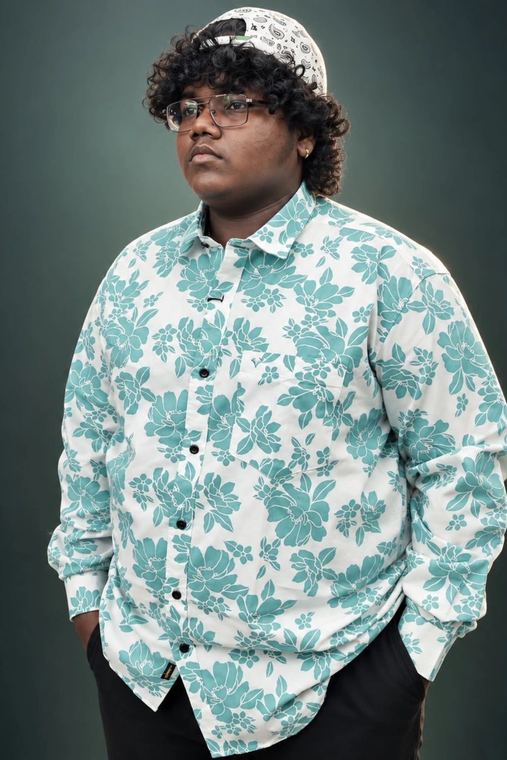 Men's Plus Size Printed Casual Shirt (3XL - 6XL)
