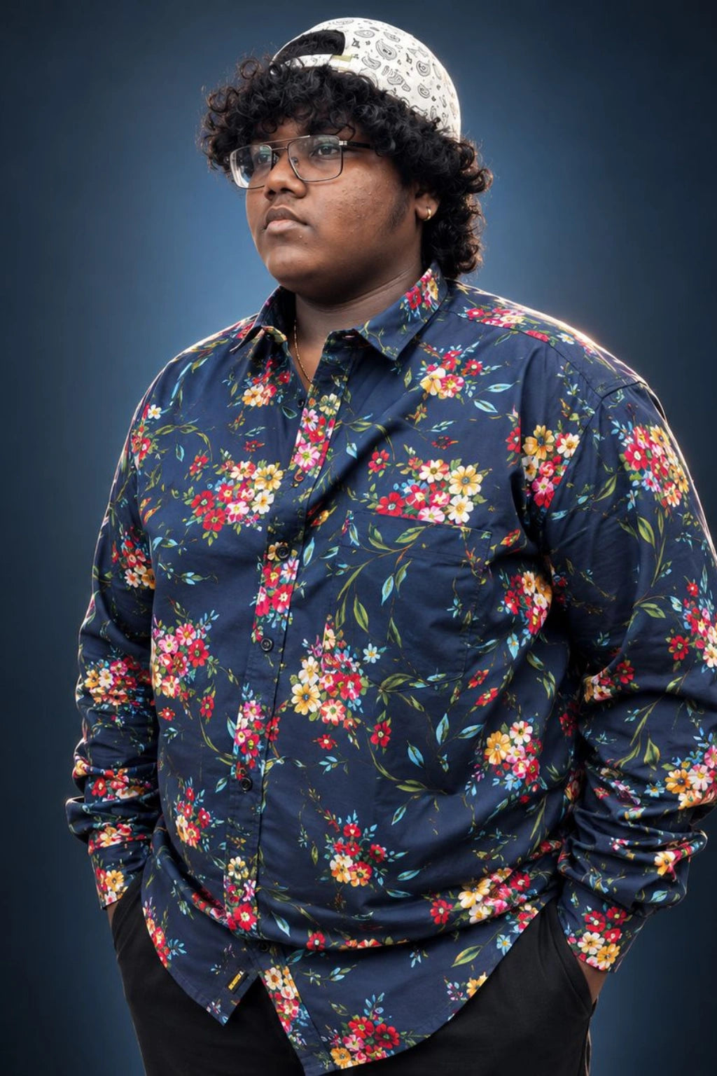 Men's Plus Size Printed Casual Shirt (3XL - 6XL)