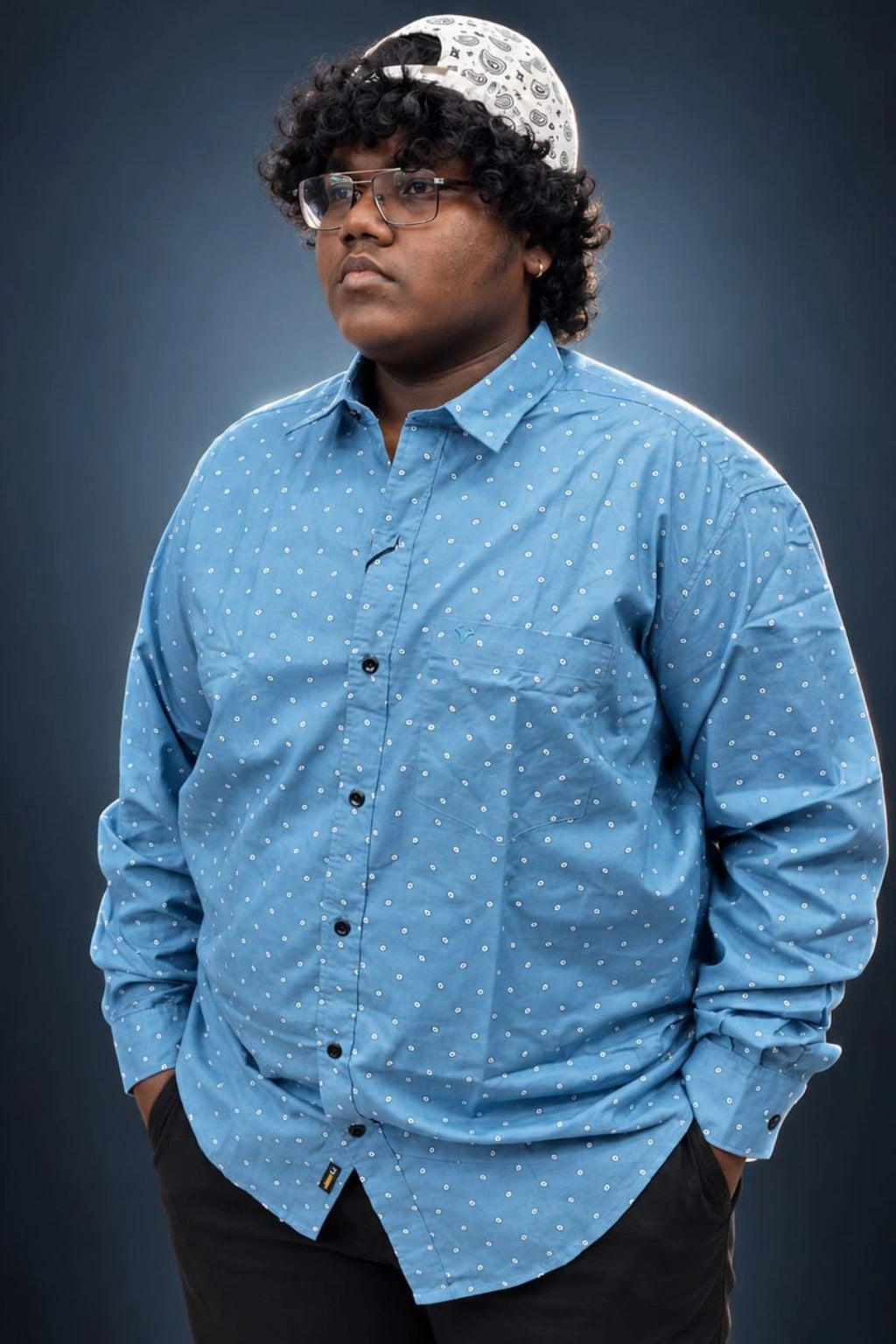 Men's Plus Size Printed Casual Shirt (3XL - 6XL)