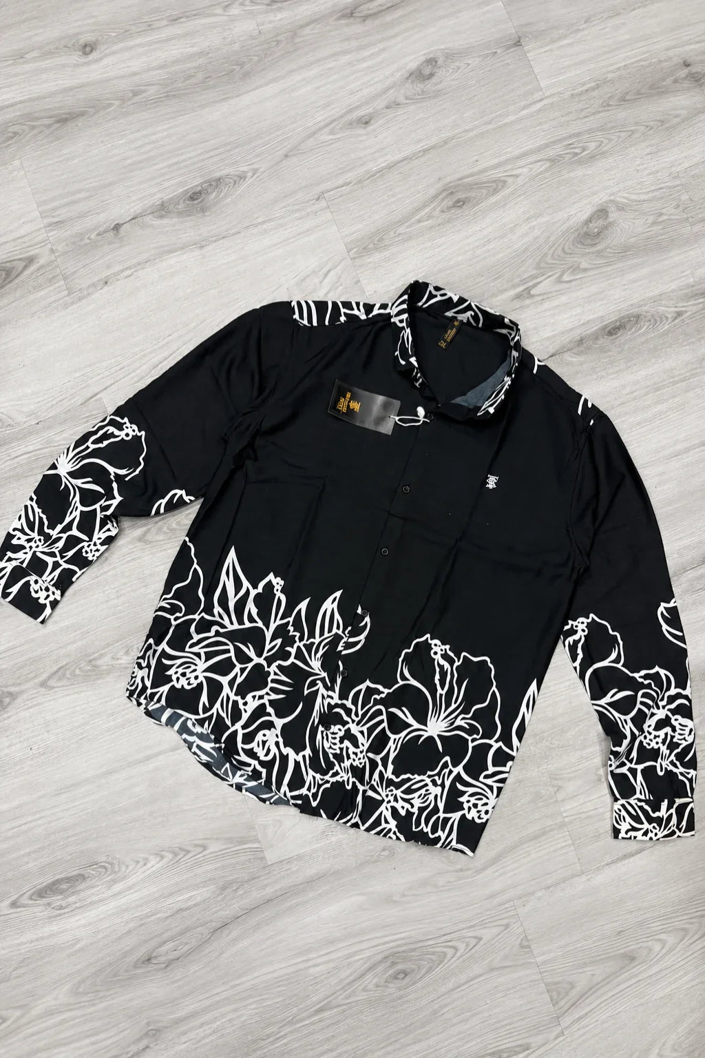 Men's Plus Size Bottom Printed Casual Shirt (2XL - 7XL) | The Brand Spot