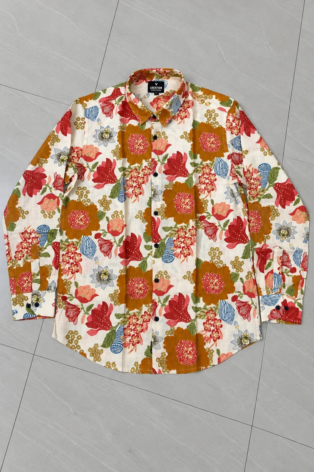 Men's Premium Foil Printed Casual Shirt (Sizes M - XXL)