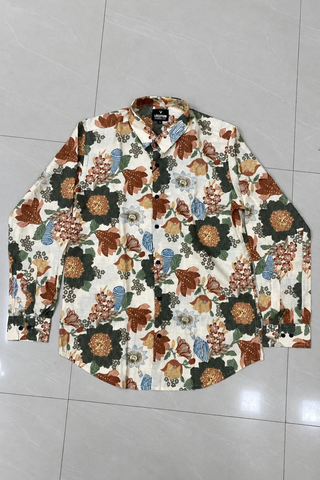 Men's Premium Foil Printed Casual Shirt (Sizes M - XXL)