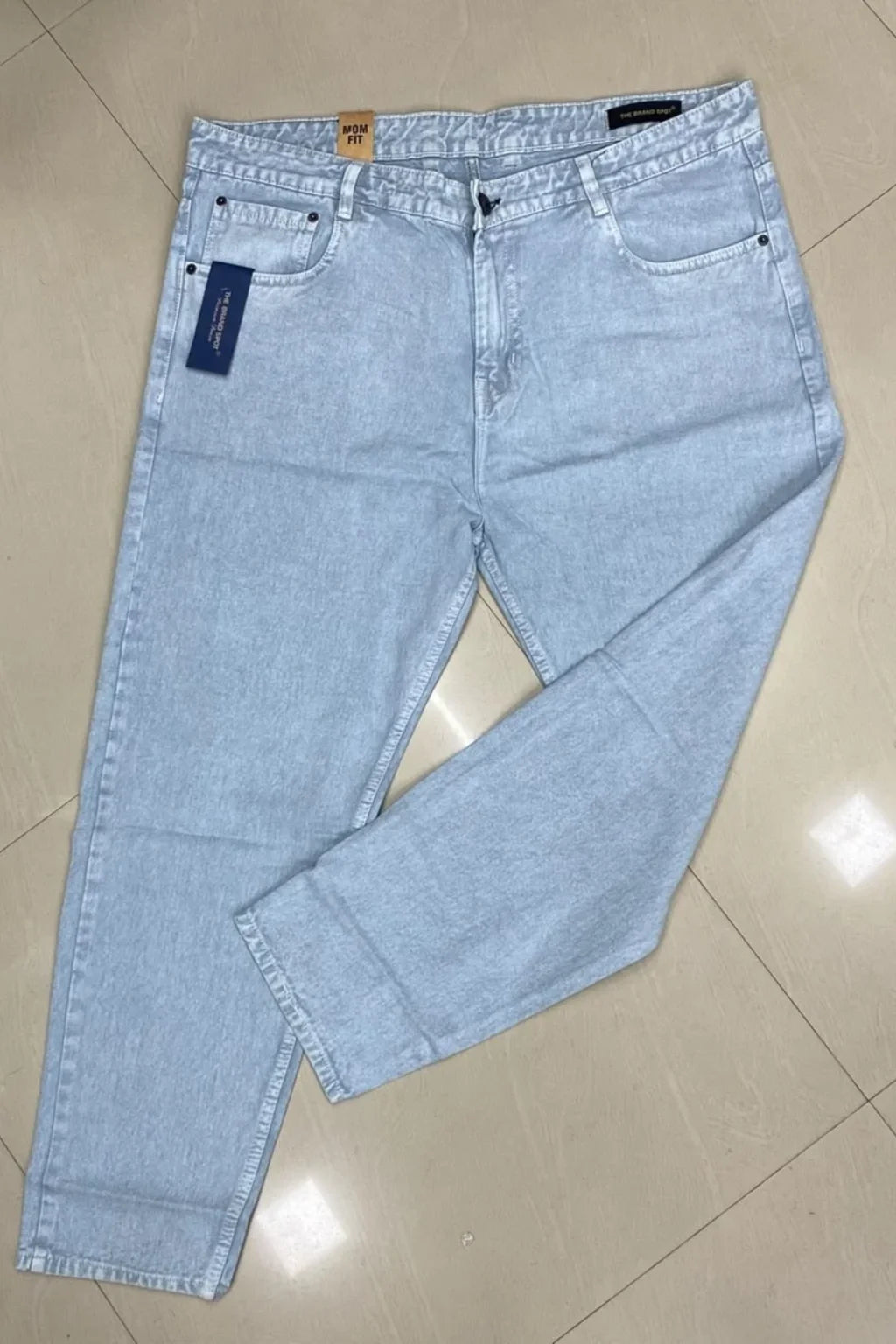 Men's Plus Size Mom Fit Jeans in Forever Blue by The Brand Spot