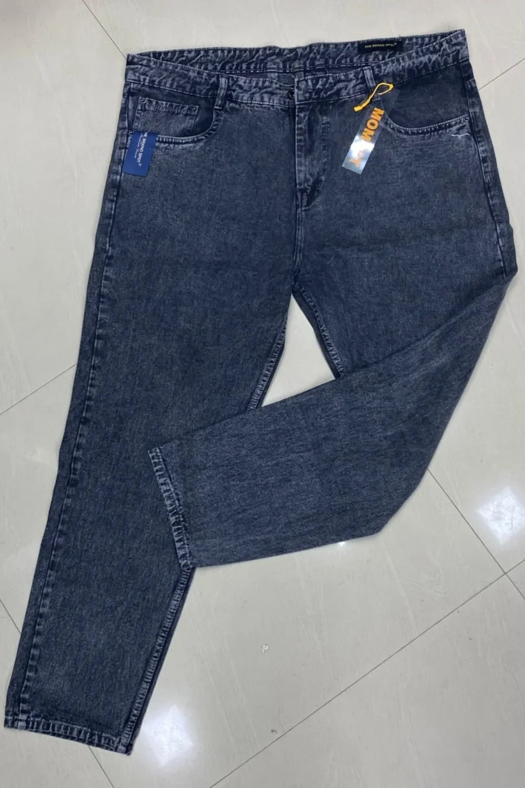Men's Plus Size Mom Fit Jeans in Twilight Cobalt by The Brand Spot