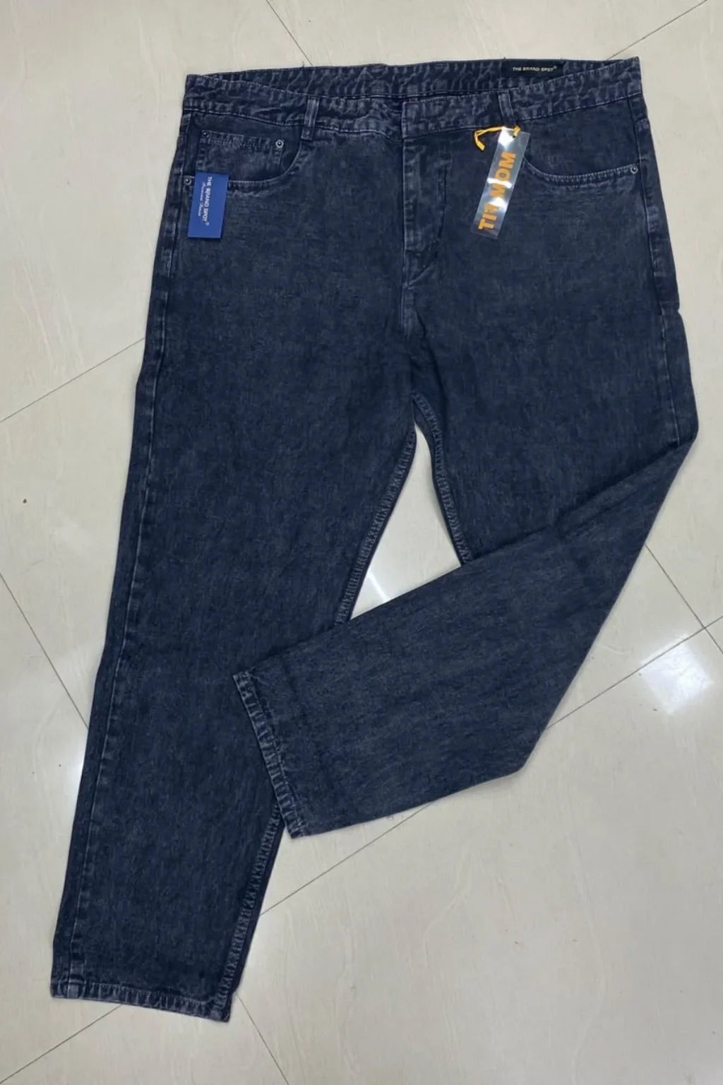Men's Plus Size Mom Fit Jeans in Yankees Blue by The Brand Spot