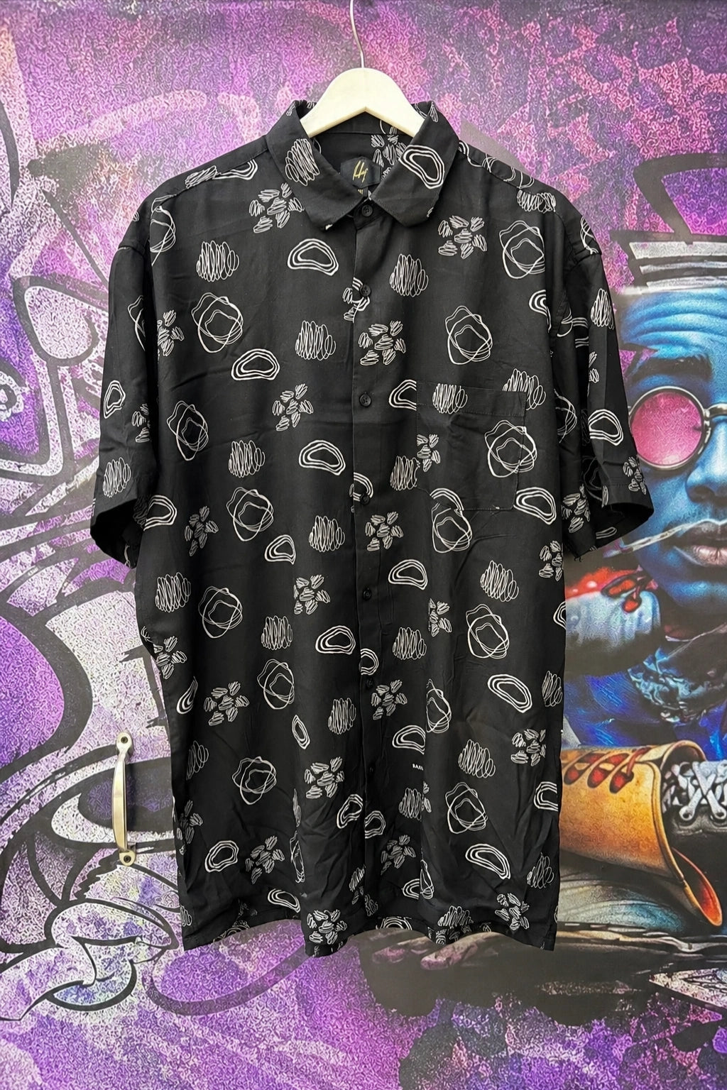 Plus Size Men's Rayon Printed Shirts (3XL, 4XL, 5XL